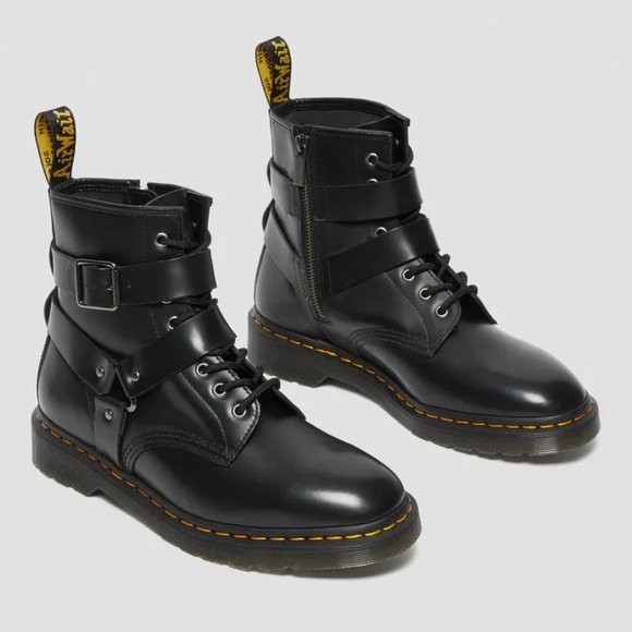 Dr. Martens Cristofor Leather Moto Boot (Women) - Picture 13 of 16
